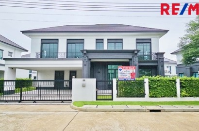 ขาย บ้านเศรษฐสิริ ราชพฤกษ์-สาย1 (Setthasiri Ratchaphruek Sai1) เครือแสนสิริ 116 ตร.วา 340 ตร.ม. บ้านใหม่ หลังใหญ่ อยู่ถนนเมน เดินถึงส่วนกลาง ไม่เคยเข้าอยู่ บ้านนวัตกรรมบ้านสีเขียว
