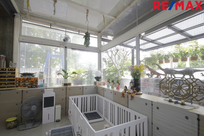 บ้านเดี่ยวคาซ่าวิลล์สุขุมวิท103 Casa Ville Sukhumvit 103 ตกแต่งต่อเติมพร้อมอยู่ 71.7ตารางวา บ้านตัวอย่าง บ้านรุ่นใหญ่ หน้าบ้านไม่มีบ้านตรงข้าม บ้านมุมตรงข้ามสวน หลังแรกของโครงการใกล้ป้อมยาม ทำเลดี
