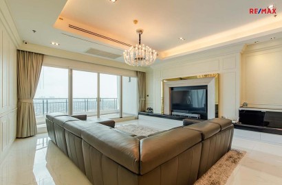 Supalai Prima Riva ศุภาลัย พรีมา ริวา พระราม 3 นราธิวาส Penthouse ชั้นสูงสุด วิวแม่น้ำเจ้าพระยา ห้องใหม่ ตกแต่งสวย  266.72 ตรม.