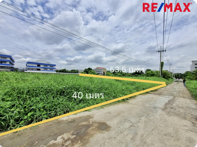 ขายที่ดิน ถมแล้ว รามคำแหง 185 ใกล้รถไฟฟ้าสถานีมีนพัฒนา 500 เมตร